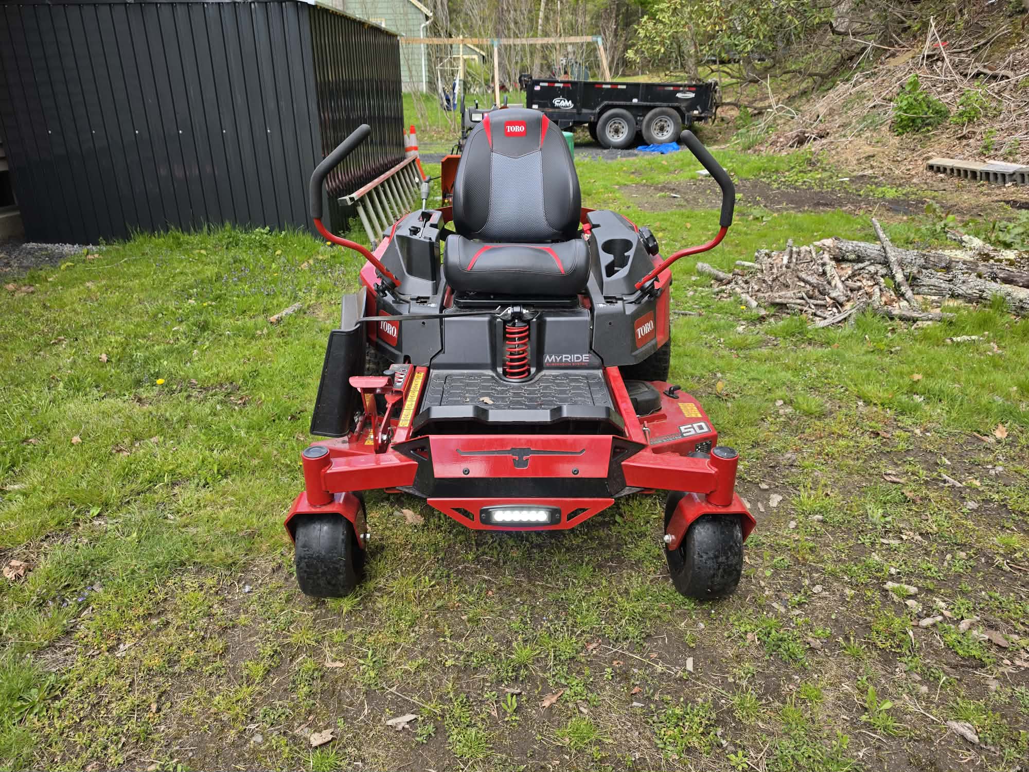 Toro zero-turn mower for grounds maintenance